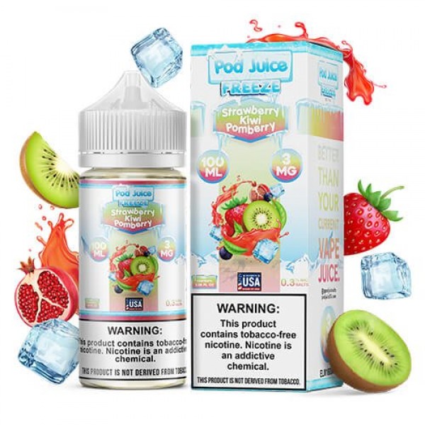 Pod Juice Synthetic Strawberry Kiwi Pomberry Freeze eJuice