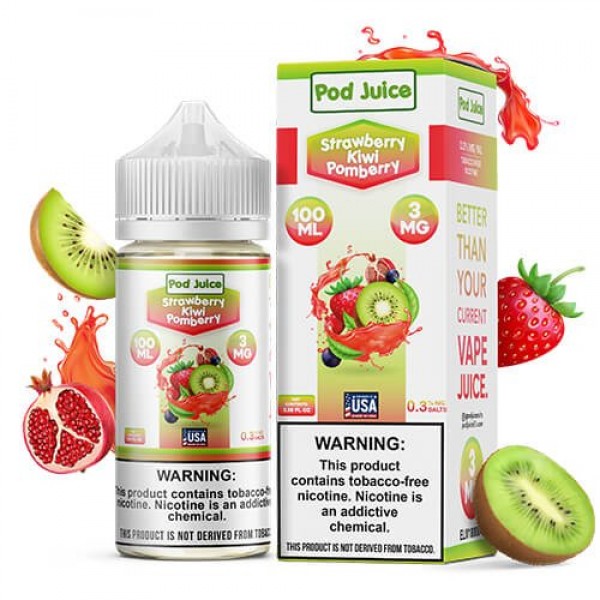 Pod Juice Synthetic Strawberry Kiwi Pomberry eJuice