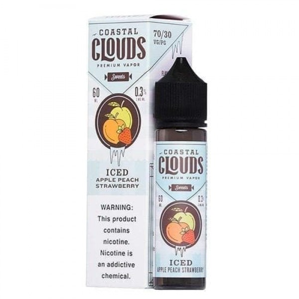 Coastal Clouds Iced Apple Peach Strawberry eJuice