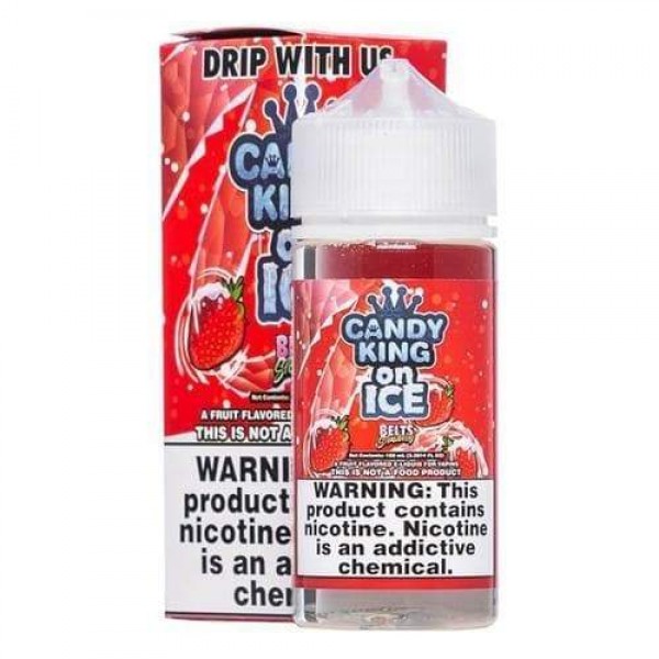 Candy King On Ice Strawberry Belts eJuice