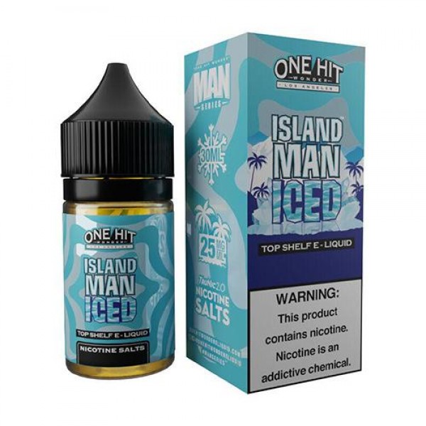 One Hit Wonder Synthetic Salt Island Man Ice eJuice