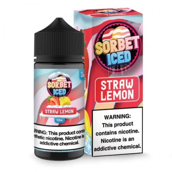 Sorbet Pop Straw Lemon Iced eJuice