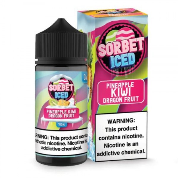 Sorbet Pop Pineapple Kiwi Dragon Fruit Iced eJuice