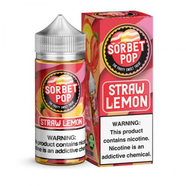 Sorbet Pop Straw Lemon eJuice