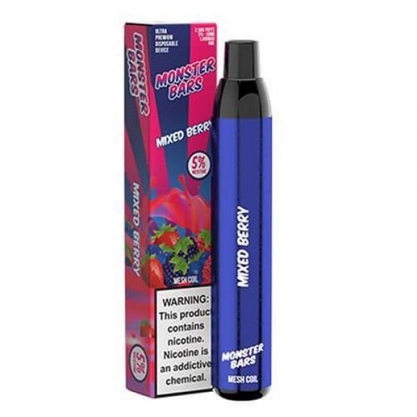 Monster Bars Mixed Berry Disposable Vape Pen