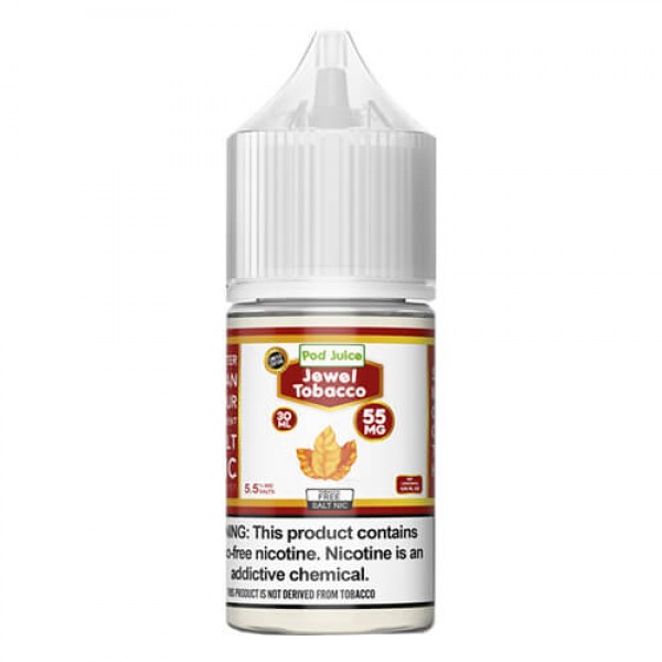 Pod Juice Synthetic Salts Jewel Tobacco eJuice