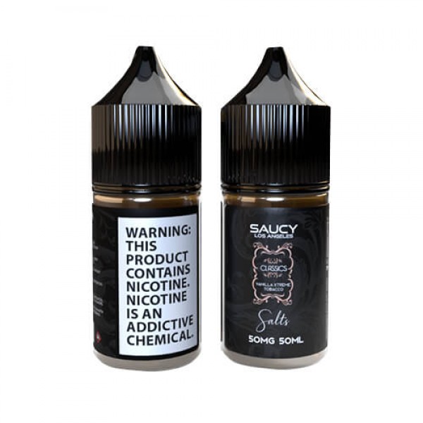 Saucy Classics Salts - Vanilla Xtreme Tobacco eJuice