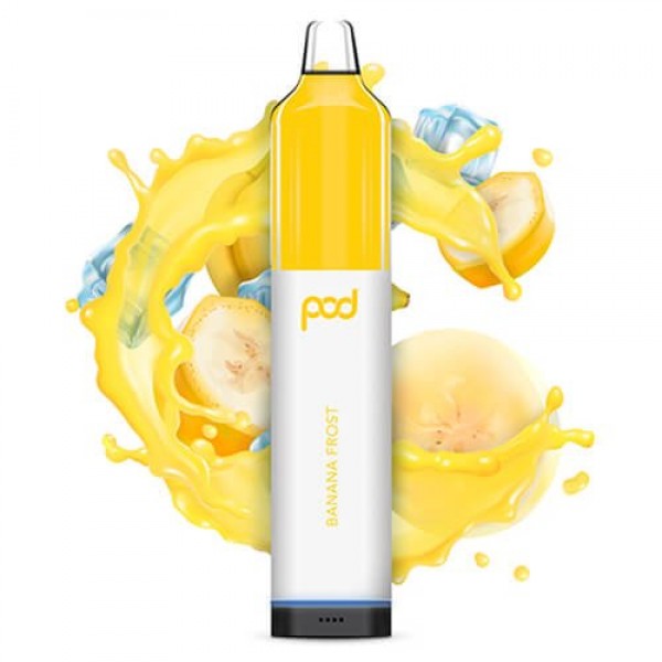 Pod Juice Synthetic Mesh 5500 Banana Frost Disposable Vape Pen