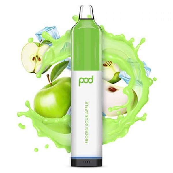 Pod Juice Synthetic Mesh 5500 Frozen Sour Apple Disposable Vape Pen