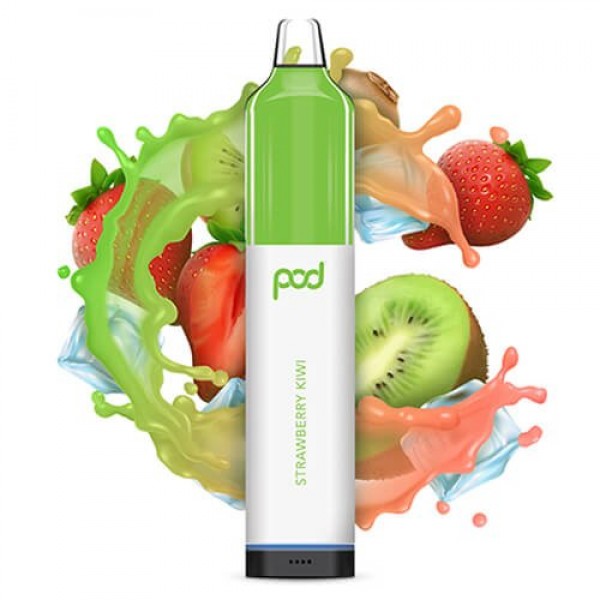 Pod Juice Synthetic Mesh 5500 Strawberry Kiwi Disposable Vape Pen