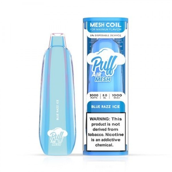 Puff Air Mesh Blue Razz Ice Synthetic Disposable Vape Pen