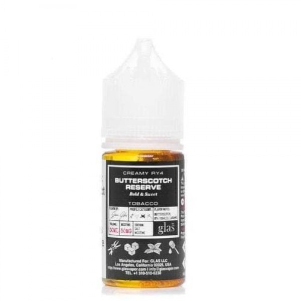 Glas BSX Nic Salt Butterscotch Reserve eJuice