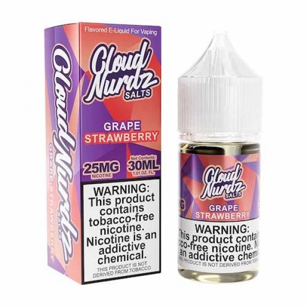 Cloud Nurdz Salts Grape Strawberry eJuice